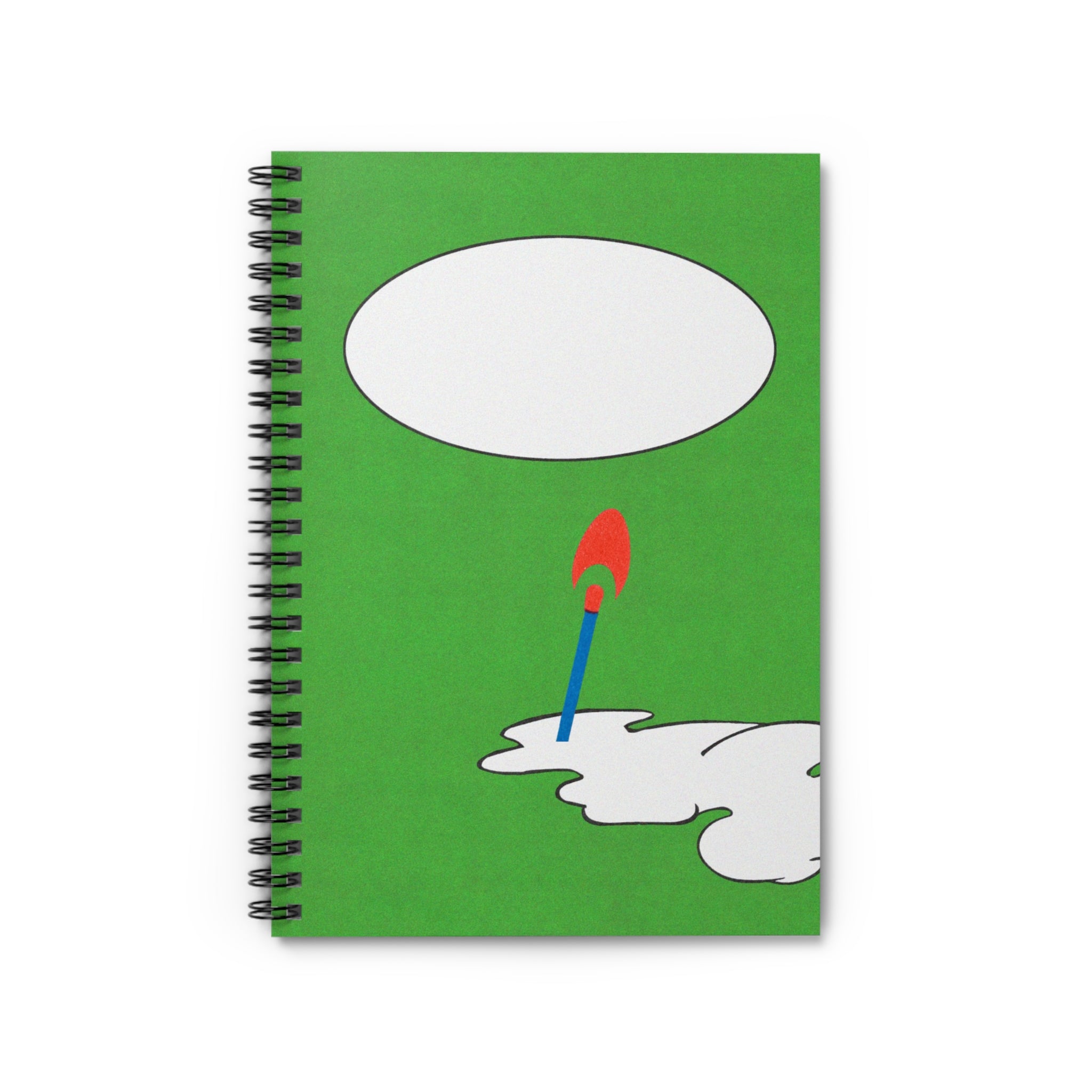 JF COLLECTIVE GOODS Colorful Spiral Notebook - Ruled Lines for Creative Minds, Perfect for School, Journaling, Gifts, Note-taking, Sketching, Green Design