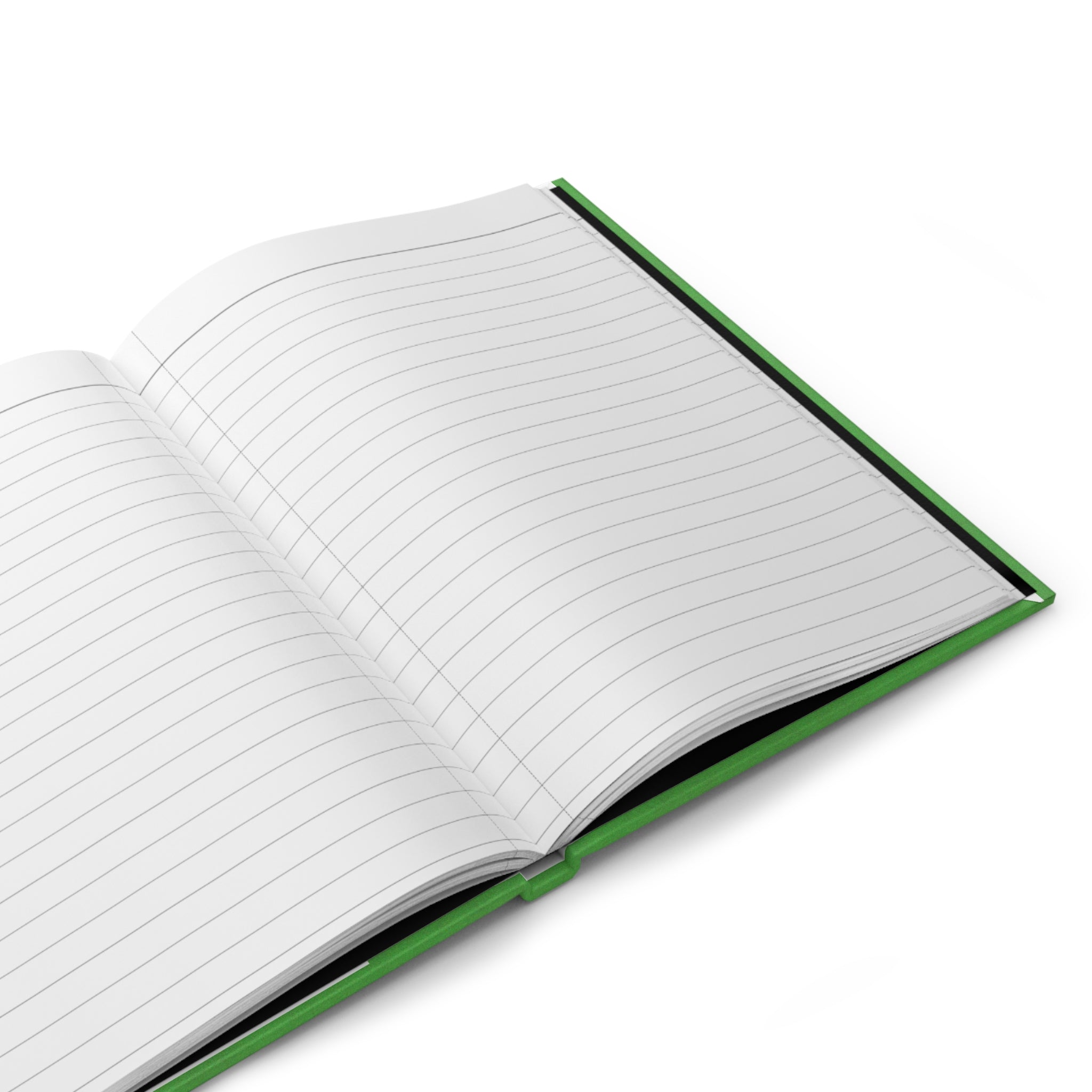 JF COLLECTIVE GOODS Vibrant Hardcover Journal for Creative Minds, Sketchbook, Writing Notebook Green Rocket Design