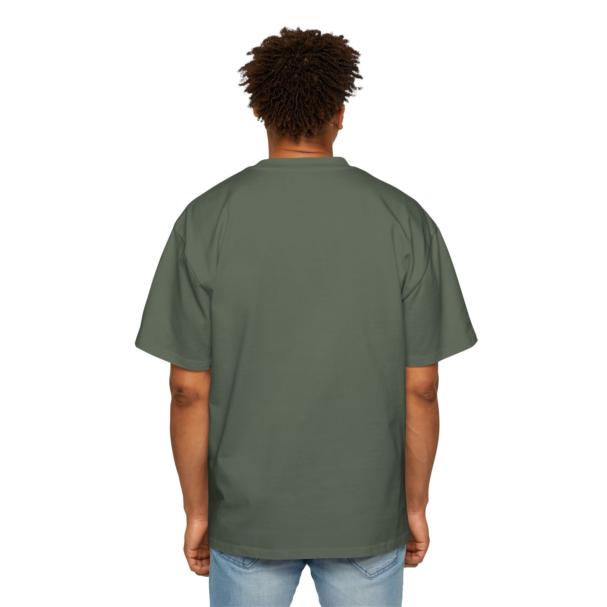 DONT GIVE UP Heavy Oversized Tee
